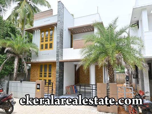 Contemporary Brand New House For Sale at Kazhakuttam